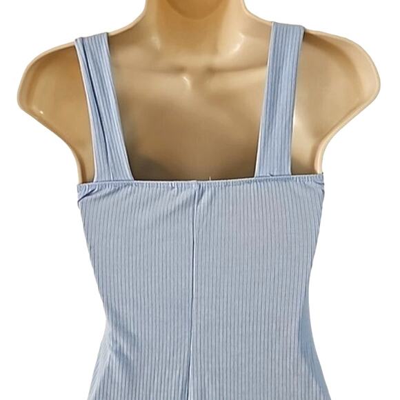 Caution To The Wind Baby Blue Bodycon Midi Dress - Size Small NWOT - Picture 4 of 6